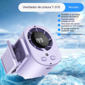 【Korlátozott ideig 50% kedvezmény!】Új, nagy kapacitású USB ventilátor LED kijelzővel, autós és kültéri használatra