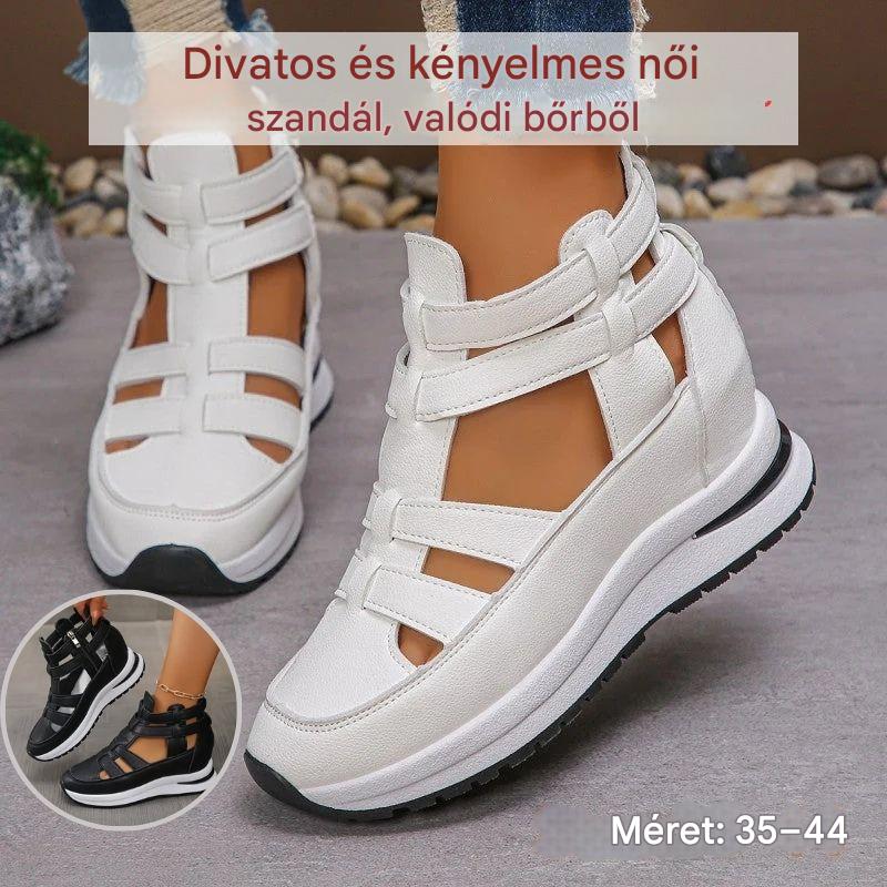 【Korlátozott ideig 50% kedvezmény!】【35-44】2026 Divatos és kényelmes női szandálok, valódi bőrből-U