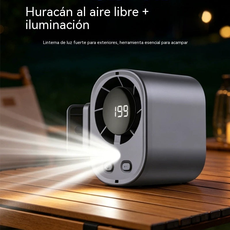 【Korlátozott ideig 50% kedvezmény!】Új, nagy kapacitású USB ventilátor LED kijelzővel, autós és kültéri használatra